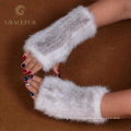 Reasonable price high-end half fur glove